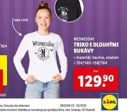 Lidl Triko s dlouhými rukávy nabídka