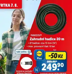 Lidl Zahradní hadice 20 m nabídka