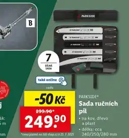 Lidl Sada ručních pil nabídka