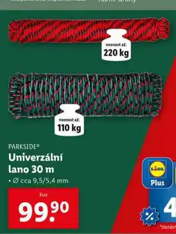 Lidl Univerzální lano 30 m nabídka