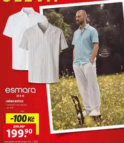 Lidl Lněná košile nabídka