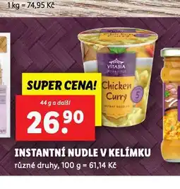 Lidl Instantní nudle v kelímku nabídka