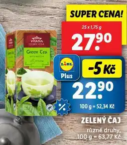 Lidl Zelený čaj nabídka