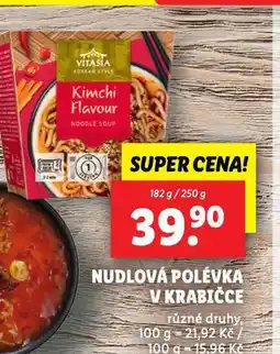 Lidl Nudlová polévka v krabičce nabídka