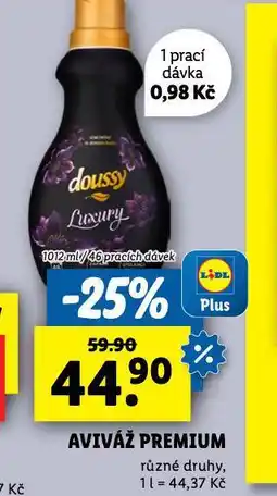 Lidl Doussy aviváž premium nabídka