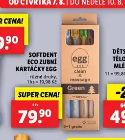 Lidl Sofdent eco zubní kartáček ecg nabídka