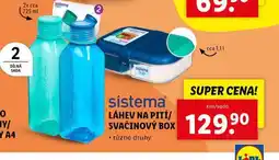 Lidl Láhev na pití / svačinový box nabídka