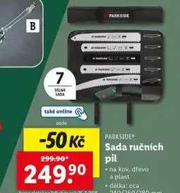 Lidl Sada ručních pil nabídka