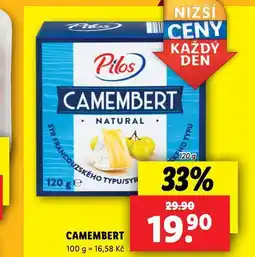 Lidl Camembert nabídka