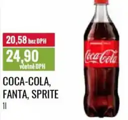 Ratio COCA-COLA, FANTA, SPRITE nabídka
