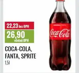 Ratio COCA-COLA, FANTA, SPRITE nabídka