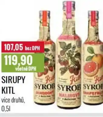 Ratio Sirupy kitl nabídka