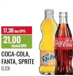 Ratio COCA-COLA, FANTA, SPRITE nabídka