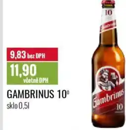Ratio GAMBRINUS 10° nabídka