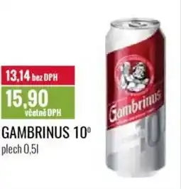 Ratio GAMBRINUS 10° nabídka