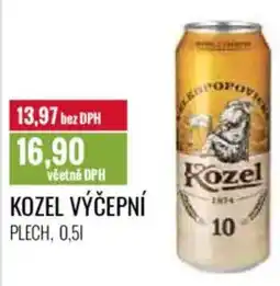 Ratio Kozel výčepní nabídka