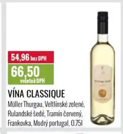 Ratio VÍNA CLASSIQUE nabídka