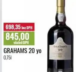Ratio GRAHAMS 20 yo nabídka