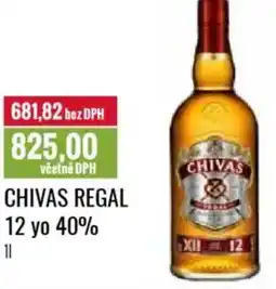 Ratio CHIVAS REGAL 12 yo 40% nabídka