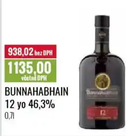Ratio BUNNAHABHAIN 12 yo 46.3% nabídka