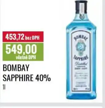 Ratio Bombay sapphire 40% nabídka