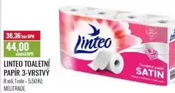 Ratio Linteo toaletní papír 3-vrstvý nabídka