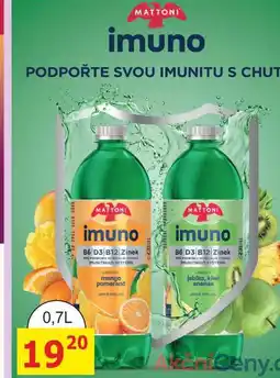 BENE Nápoje MATTONI imuno 0,7l nabídka