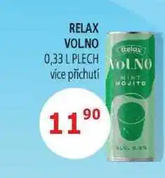 BENE Nápoje RELAX VOLNO 0,33 L PLECH nabídka