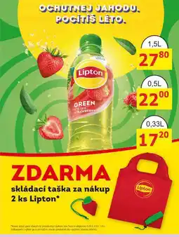 BENE Nápoje Lipton 0,33L nabídka