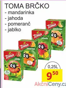 BENE Nápoje TOMA BRČKO 0,25L nabídka