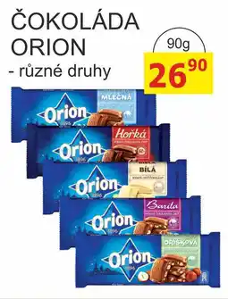 BENE Nápoje Orion čokoláda 90g, vybrané druhy nabídka
