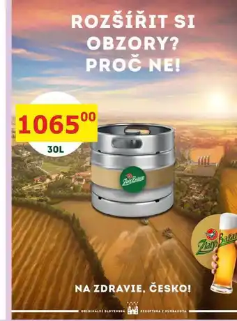 BENE Nápoje Zlatý Bažant, sud 30L nabídka