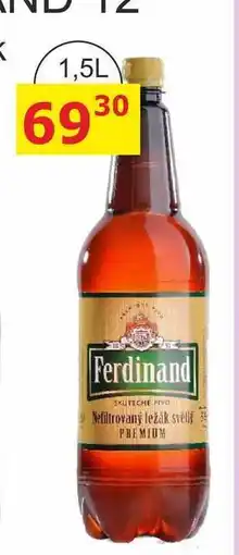 BENE Nápoje Ferdinand Nefiltrovaný ležák 1,5l nabídka