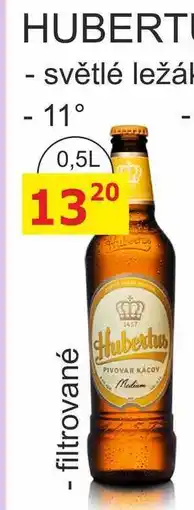 BENE Nápoje Pivovar Kácov Hubertus Světlý ležák 0,5l nabídka