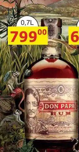 BENE Nápoje Don Papa 7y 0,7l 40% nabídka