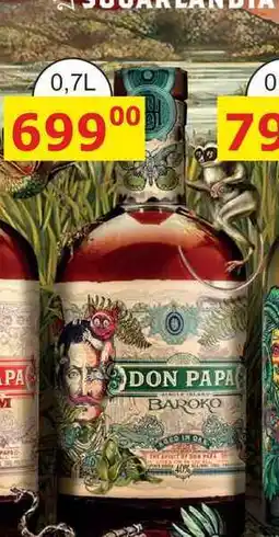 BENE Nápoje Don Papa Baroko 0,7l 40% nabídka