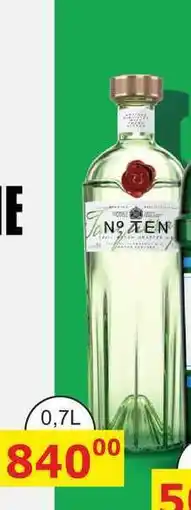 BENE Nápoje Tanqueray No. TEN gin 0,7l nabídka