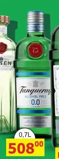 BENE Nápoje Tanqueray Alcohol Free 0,7l nabídka