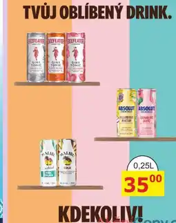 BENE Nápoje BEEFEATER LONDON GIN A TONIC 0,25L nabídka