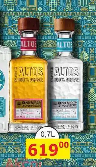 BENE Nápoje Olmeca Altos Plata 0,7l 38% nabídka