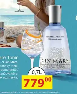 BENE Nápoje Gin Mare, 0,7l nabídka