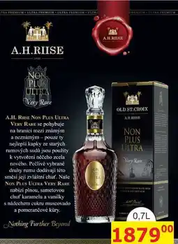 BENE Nápoje A.H.Riise Non Plus Ultra Very Rare 0,7l 42% GB nabídka