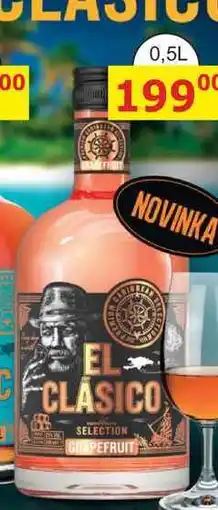 BENE Nápoje El Clasico Selection Grapefruit 0,5l nabídka