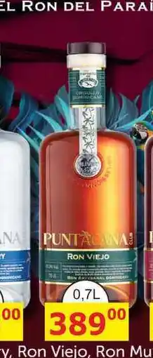 BENE Nápoje Puntacana Club Ron Viejo 0,7l 37,5% nabídka