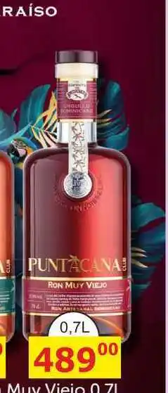 BENE Nápoje Puntacana Club Ron Muy Viejo 0,7l 37,5% nabídka