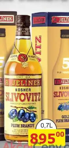 BENE Nápoje R. JELÍNEK KOSHER SLIVOVITZ GOLD 0,7L nabídka