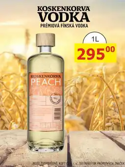 BENE Nápoje Koskenkorva Peach vodka 1l nabídka