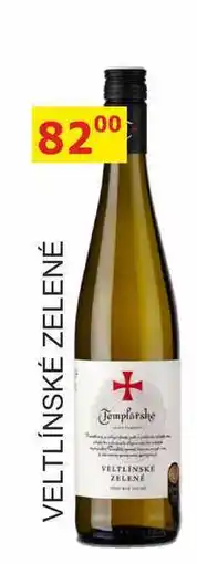 BENE Nápoje Templářské sklepy 0,75l VELTLÍNSKÉ ZELENÉ nabídka