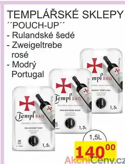 BENE Nápoje TEMPLÁŘSKÉ SKLEPY POUCH-UP - Rulandské šedé -1,5l nabídka