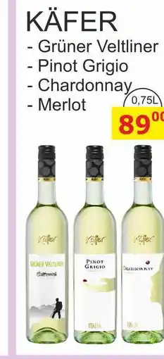 BENE Nápoje KÄFER - Grüner Veltliner 0,75l nabídka